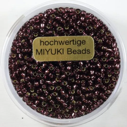 Miyuki Beads 2,2mm 12g silverlined amethyst