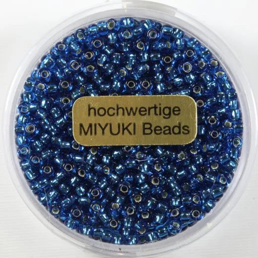 Miyuki Beads 2,2mm 12g silverlined turquoise