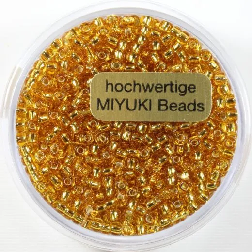 Miyuki Beads 2,2mm 12g silverlined light colorado topas