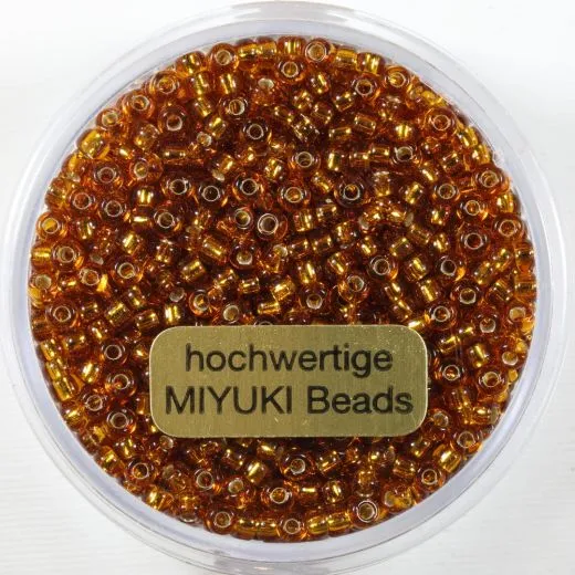 Miyuki Beads 2,2mm 12g silverlined topas