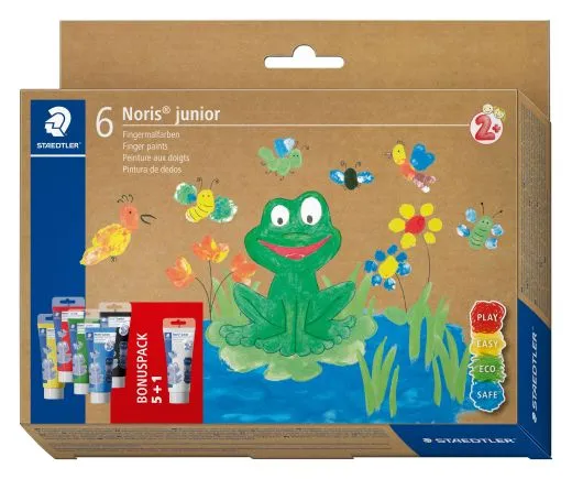 Fingerfarbe Noris� junior Fingelmalfarben 6er Set
