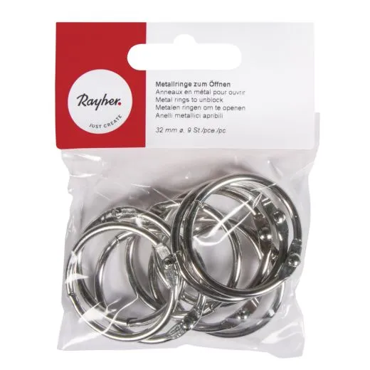 Rayher Metallringe zum �ffnen 32mm