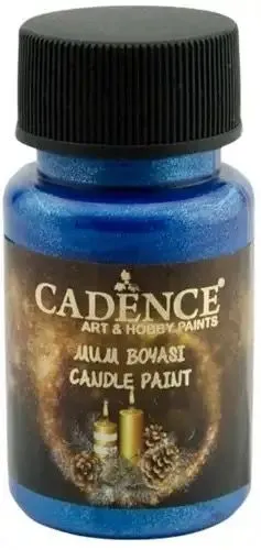 Cadence Kerzenfarbe Metallic Saxblau 50 ml