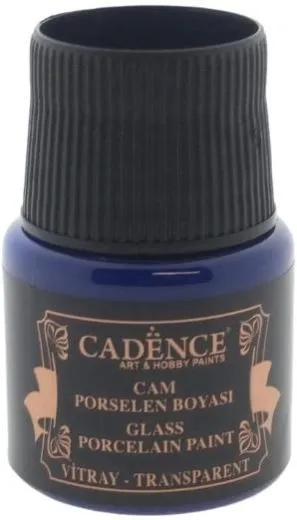 Cadence Glas- und Porzellanfarbe Buntglas 45ml - blau