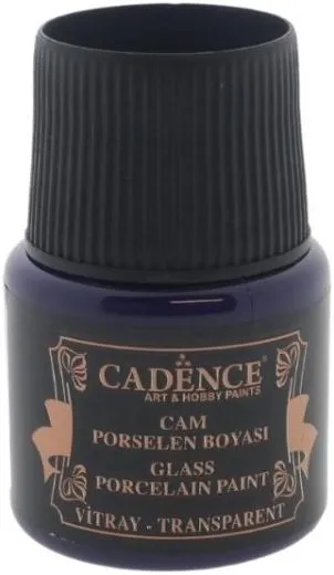 Cadence Glas- und Porzellanfarbe Buntglas 45ml - pflaume