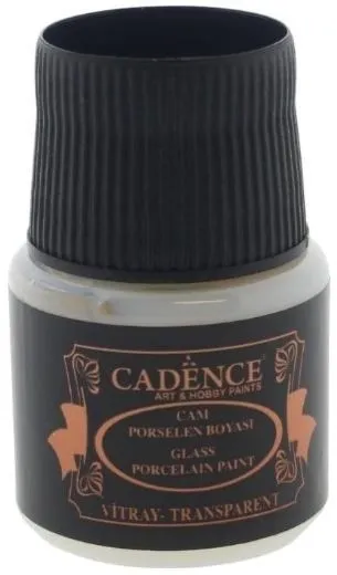Cadence Glas- und Porzellanfarbe Buntglas 45ml - transparent