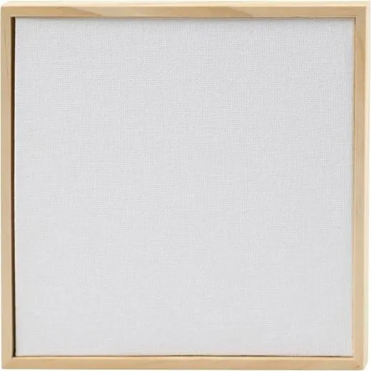 Malplatte mit Rahmen 17cm x 17cm x 1cm