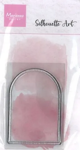 Marianne design Silhouette Art Clear Stamps - Dome Frame