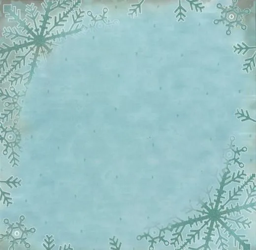 Premium Glitter Scrapbook paper Winter 63