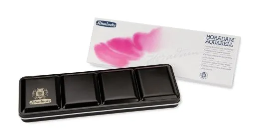 HORADAM Aquarell Malkasten Metall 12 x 1/2 N�pfchen + Leerschiene