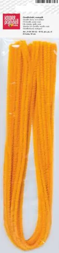 Chenilledraht 50cm 8mm 10 St�ck maisgelb