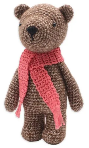 Amigurumi H�kelset Bobbi Bear 20cm
