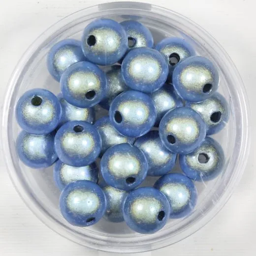 Pracht Miracle Beads hellblau 8mm 25 St.