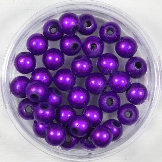 Pracht Miracle Beads lila 6mm 35 St.