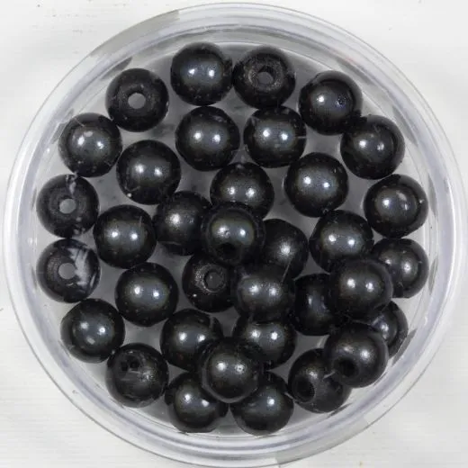 Pracht Miracle Beads schwarz 6mm 35 St.