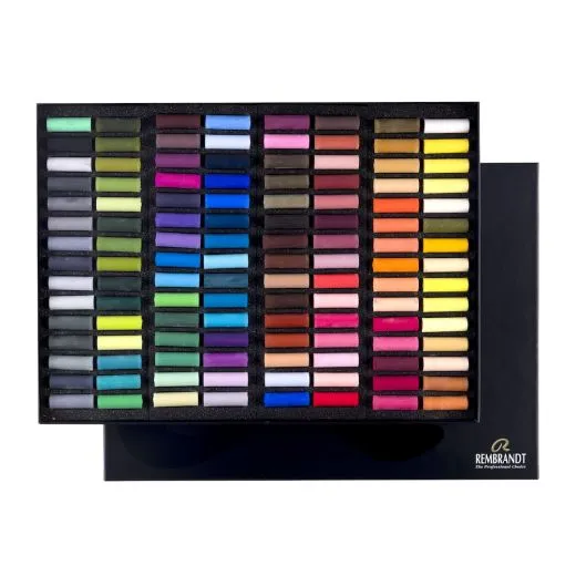 Rembrandt Set weiche Pastelle, allgemeine Auswahl Deluxe | 120 Pastelle in halber Gr��e