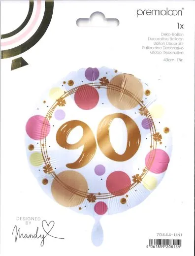 Deko-Ballon Folie Shiny Dots - 90