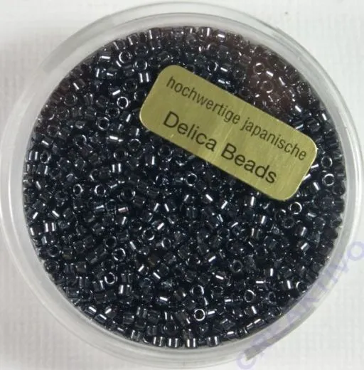 Pracht Delica Rocailles 2mm 9g hematite