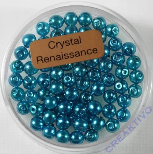 Crystal Renaissance Perlen 4mm trkis