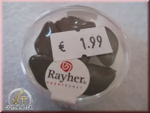 Renaissance-Chips, 19x13 mm schwarz