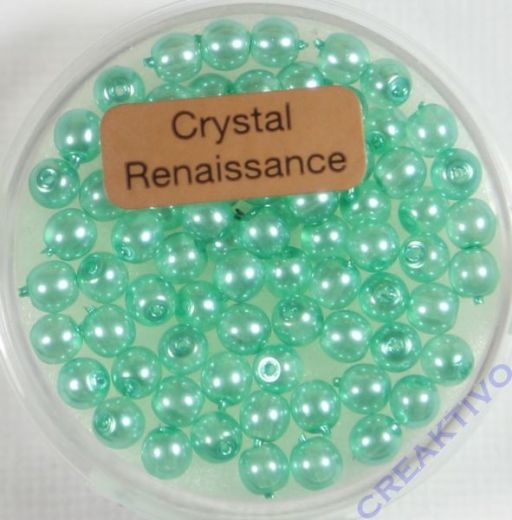 Crystal Renaissance Perlen 4mm helltürkis
