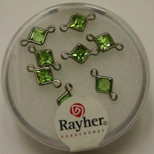 Swarovski Raute 2 �sen 11mm 8 St�ck jade (Restbestand)