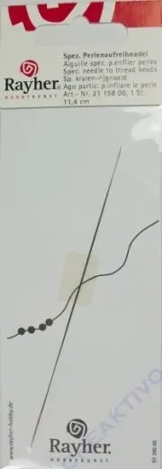 Rayher Spezial Perlenaufreihnadel 11,4cm