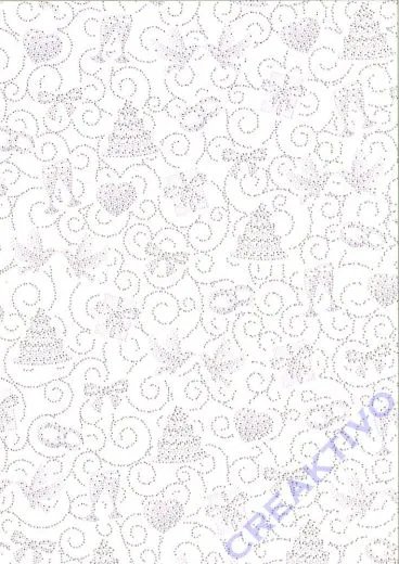 Bastelkarton Mosaik Din A4 - Hochzeit, gold (Restbestand)