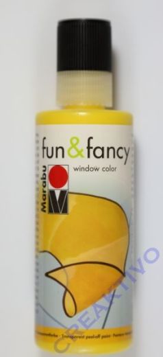 Marabu Fun & Fancy Window Color 80ml gelb