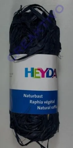 Naturbast, farbig 50g marineblau