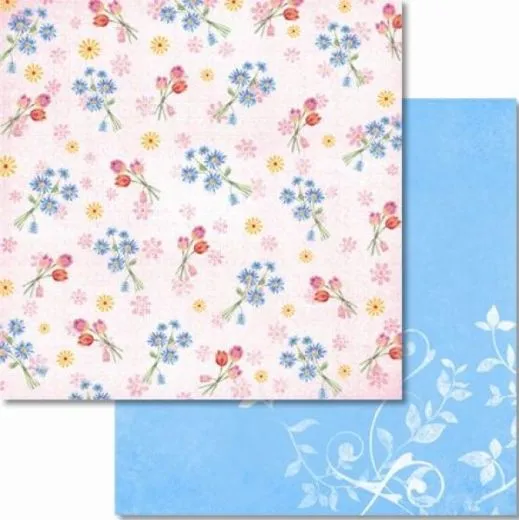 Premium Glitter Scrapbook paper Fr�hling 10
