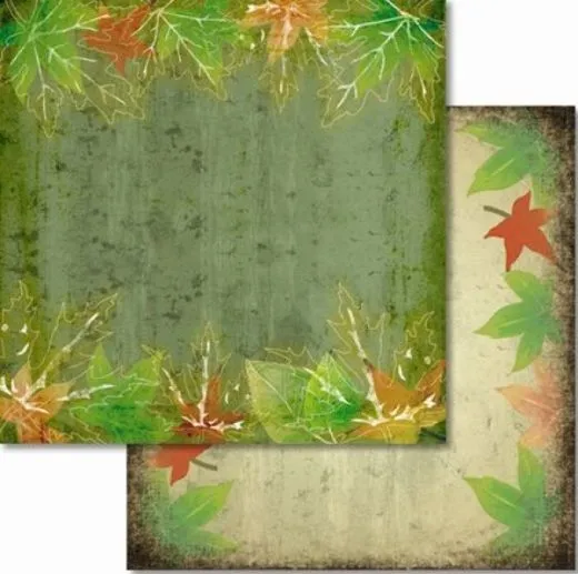Premium Glitter Scrapbook paper Herbst 53