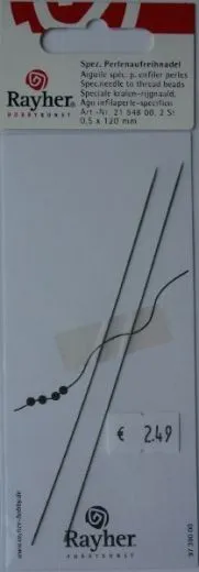 Rayher Spezial Perlenaufreihnadeln 2 St�ck 120mm