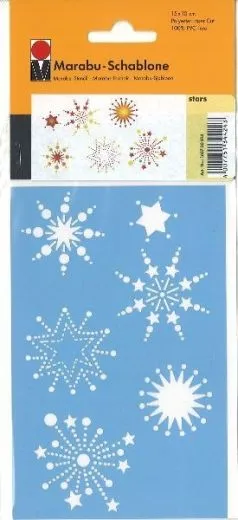 Marabu Schablone 10x15cm Stars