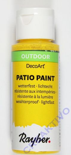 Rayher Patio Paint 59ml goldgelb