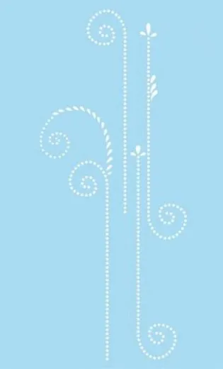 Marabu Schablone 40x60cm Dotted curls
