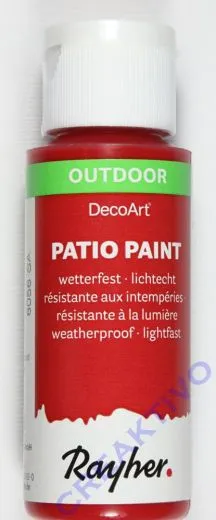 Rayher Patio Paint 59ml kirschrot (Restbestand)