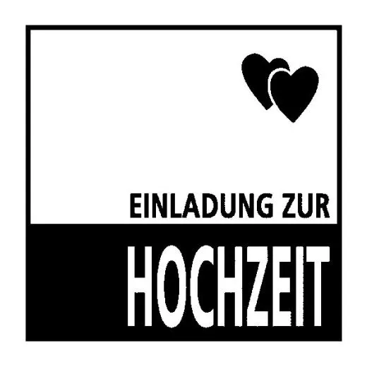 Knorr Stempel Einladung zur Hochzeit