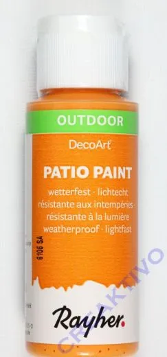 Rayher Patio Paint 59ml mandarine