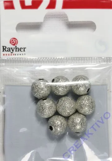 Rayher Diamantierte Perle 8mm 8 St�ck