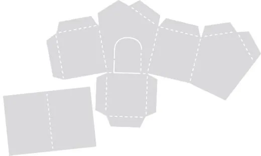 Rayher Schablone Vogelhaus Tessin 13,8x23,5 cm