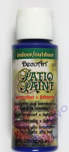 Rayher Patio Paint 59ml ultrablau (Restbestand)