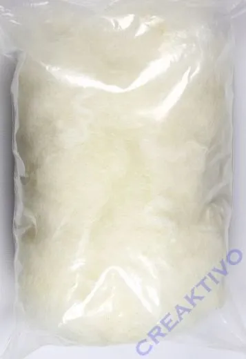 Woll-Flocken 100% Schafschurwolle 30g