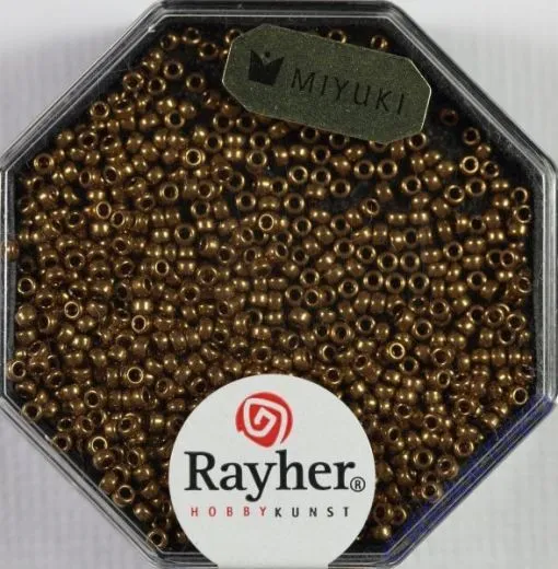 Premium Rocailles metallic 1,5mm kupfergold