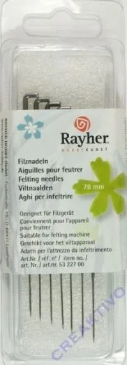 Rayher Filznadeln fein 78 mm, SB-Btl. 7 St�ck