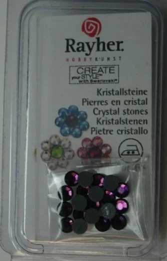 Hot-Fix Swarovski Kristallsteine amethyst 4 mm 20 St�ck