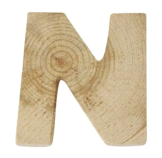 Rayher Holzbuchstabe f�r Buchstabenzug N