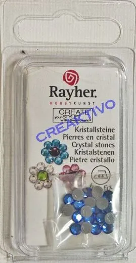 Hot-Fix Swarovski Kristallsteine royalblau 4 mm 20 St�ck