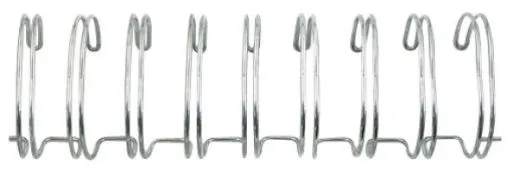 Metallspiralen f�r Cinch-Bindemaschine 1,9cm 28cm 2 St�ck silber
