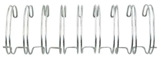 Metallspiralen fr Cinch-Bindemaschine 2,54cm 28cm 2 Stck silber